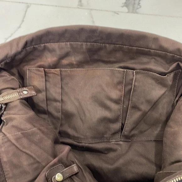 Rafe black satchel with multiple pockets